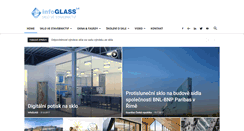 Desktop Screenshot of infoglass.cz